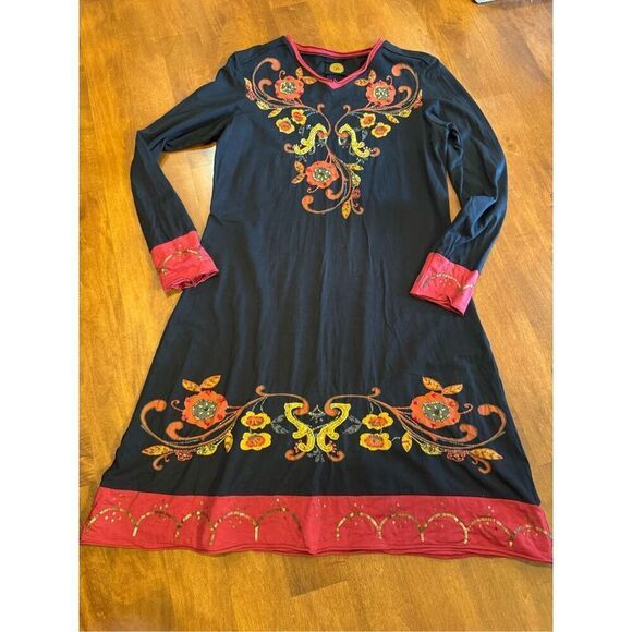 Woman’s double D Ranch woman’s beaded/sequin dress size small midi - Picture 1 of 8